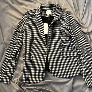 NWT black and white blazer